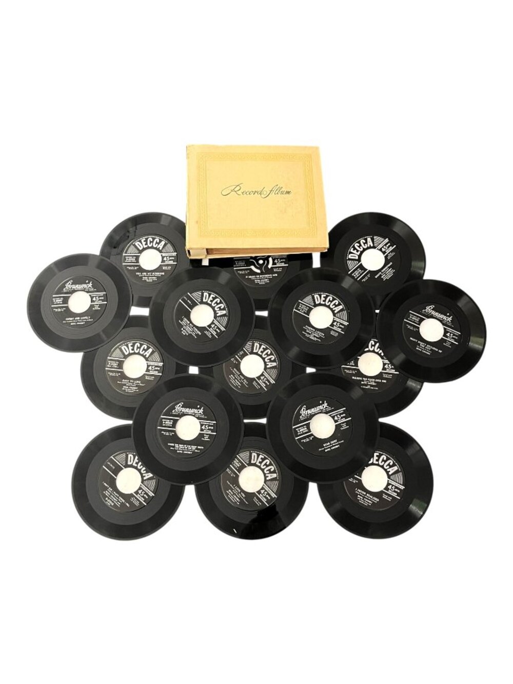 Bing Crosby 7" Records - Includes White Christmas - See Pics - LOT of 15